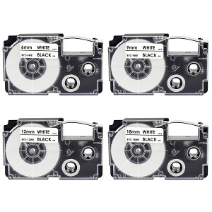 �y���������zYUU�݊� �J�V�I �l�[�������h �e�[�v 18mm 12mm 9mm 6mm ���n�ɍ����� CASIO �l�[�������h ���S�� �e�[�v XR-6WE XR-9WE XR-12WE XR-18WE �J�V�I ���x�����C�^�[ KL-SP10 KL-P40-WE KL-V460�p �e�[�v�J�[