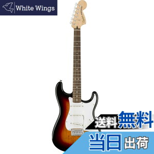 �y���������zSquier by Fender �G���L�M�^�[ Affinity Series Stratocaster, Maple Fingerboard, Black �F�F3�J���[�T���o�[�X�g