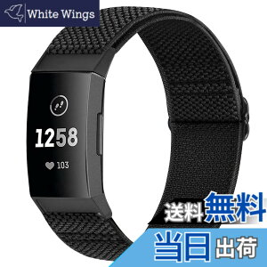 �y���������zRunostrich �R���p�`�u�� Fitbit Charge 4 / Fitbit Charge 3 / Charge 3 SE �i�C�����e���X�|�[�c�o���h�����p�X�g���b�`�o���h �X�g���b�v �F�F�u���b�N