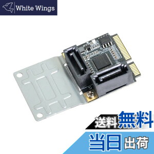 �y���������zCablecc NGFF �L�[ B+M ���� SATA 3.0 6Gbps 5�|�[�g �A�_�v�^�[ �R���o�[�^�[ �|�[�g JMB575 2280 �F�FBlack Mini-PCIE to 2 SATA