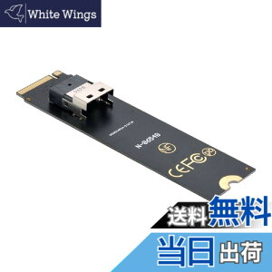 �y���������zCablecc PCI-E 3.0 4.0 ���� NGFF & SFF-8654 �X�������C�� SAS �J�[�h �A�_�v�^�[�ƃ��C���{�[�h SSD �p�� U.2 U2 SFF-8639 NVME PCIe SSD �P�[�u�� �F�FBlack SFF-8654 to PCI-E Adapter