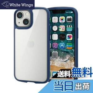 �y���������z�G���R�� iPhone 11 �P�[�X �ϏՌ�x�t���[�� TOUGH SLIM LITE [�w�ʃN���A�^�C�v] �u���b�N �F�F�l�C�r�[�A�T�C�Y�FiPhone 13 mini