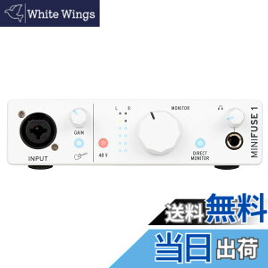 �y���������zArturia �A�[�g���A ���y����\�t�g�t�� �|�[�^�u���E�I�[�f�B�I�C���^�[�t�F�C�X MiniFuse �F�F�z���C�g