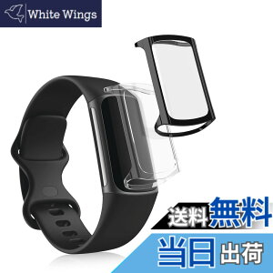 �y���������zkwmobile 2x �P�[�X Fitbit Charge 6 / Charge 5�Ή� �J�o�[ - �t���J�o�[ �V���R�� �ϏՌ� �S�̕ی� ����/���F �F�F���� / ���F