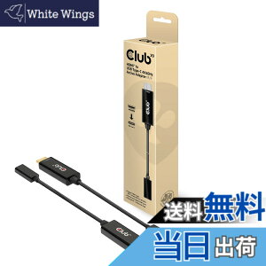 �y���������zClub 3D HDMI to USB Type C Adapter �F�F�u���b�N�B�A�T�C�Y�F22cm HDMI�I�X USB���X