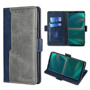 �y���������zFor Sony Xperia 5 III �P�[�X �蒠�^�P�[�X AnnhanT �X�}�z�P�[�X �蒠�^�J�o�[ ���u���@�\ �X�g���b�v�z�[���t�� �J�[�h�|�P�b�g�t�� ����PU������z�^ �T�C�h�}�O�l�b�g �X�^���h�@
