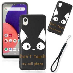 �y���������z�X�}�[�g�t�H����p�ی�P�[�X (Don't touch my cell phone) �F�FDon't touch my cell phone�A�T�C�Y�F�Ή� Galaxy A22�p