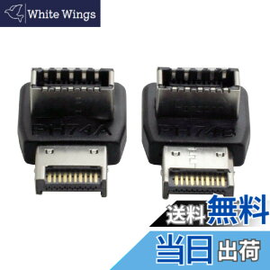 �y���������zcablecc �I�[�o�[���[���h USB 3.1 �t�����g�p�l���w�b�_�[ �I�X-���X Type-E �}�U�[�{�[�h�g���f�[�^�A�_�v�^�[ 2�� �F�FBLACK 2PCS ADAPTER-USB3.1