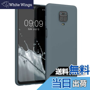 �y���������zkwmobile �X�}�z�P�[�X Xiaomi Redmi Note 9S / 9 Pro / 9 Pro Max�Ή� �P�[�X - �ɔ� TPU �V���R�� �}�C�N���t�@�C�o�[ ���F �F�F�_�[�N �X���[�g�A�T�C�Y�FRedmi Note 9S / 9 Pro / 9 Pro Max