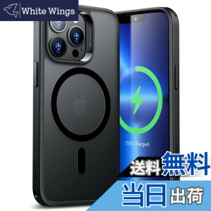 �y���������z�y�ČRMIL�K�i�EMagsafe�Ή��z �F�F�t���X�g�u���b�N�A�T�C�Y�FiPhone 13 Pro Max 6.7