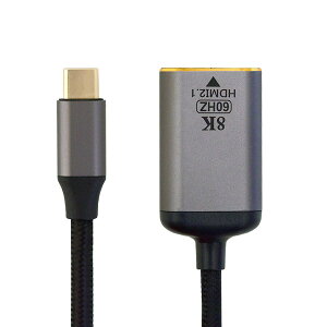 �y���������zCablec USB 4 USB-C Type-C�v���O�\�[�XHDMI 2.0�}�U�[�P�[�u���f�B�X�v���C8 K 60 HZ UHD 4 K HDMI�f�B�X�v���C�P�[�u�� �F�F�u���b�N�P�[�u���B