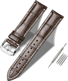 【1/17限定 ポイント5倍UP】時計バンドピンバックル20mm 22mm腕時計レザーバンド 本革交換ベルト防水 防汗 メンズ レディース 送料無料 e1