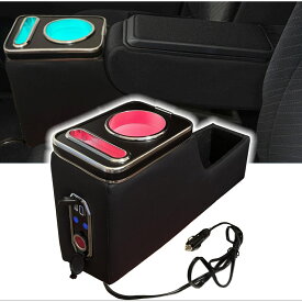 【1/17限定 ポイント5倍UP】ダイハツ タント/タントカスタム専用コンソールボックス LA650S/660S用 アームレストコンソールTANTO/TANTO CUSTOMに適用 タイプC &タイプAポート付き 車内収納ボックス タントカスタム パーツ 車種専用設計 e2