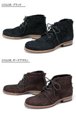 【MadeinJapan】【whoop'-de-doo'フープディドゥ】ニベレザーレースアップブーツ105483