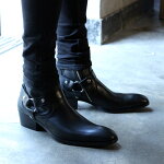 【あす楽】【MadeinJapan】【whoop'-de-doo'フープディドゥ】メンズリングベルトヒールブーツ105141