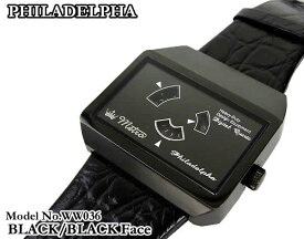 METRO アナデジモダン腕時計 【PHILADELPHA】WW036(BLACK/BLACK)