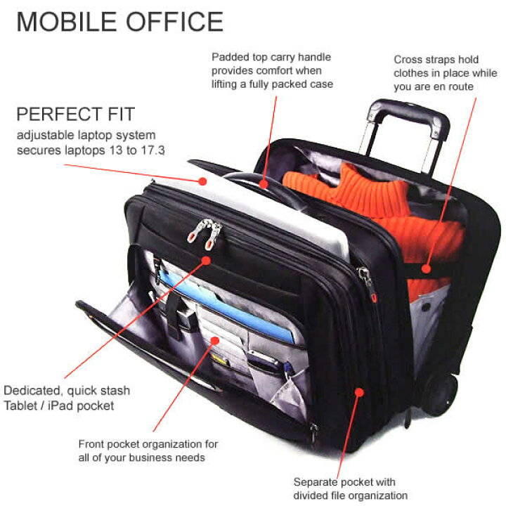 楽天市場】【送料無料】Samsonite サムソナイト MOBILE OFFICE 