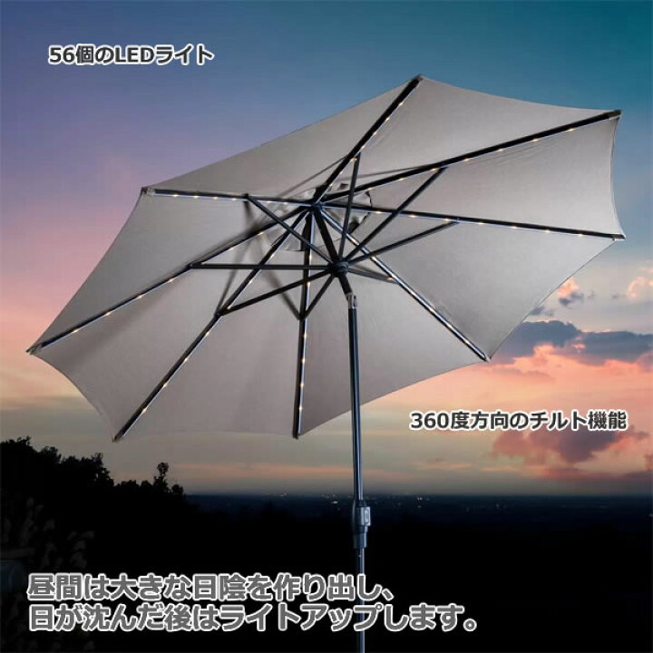 楽天市場】【送料無料】サンヴィラ 10フィート (3m) LEDライト付  