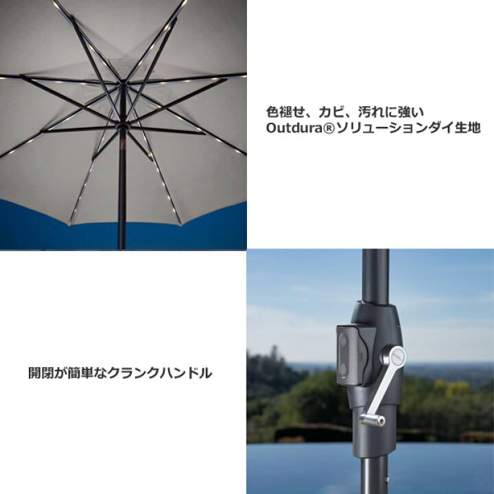 楽天市場】【送料無料】サンヴィラ 10フィート (3m) LEDライト付 