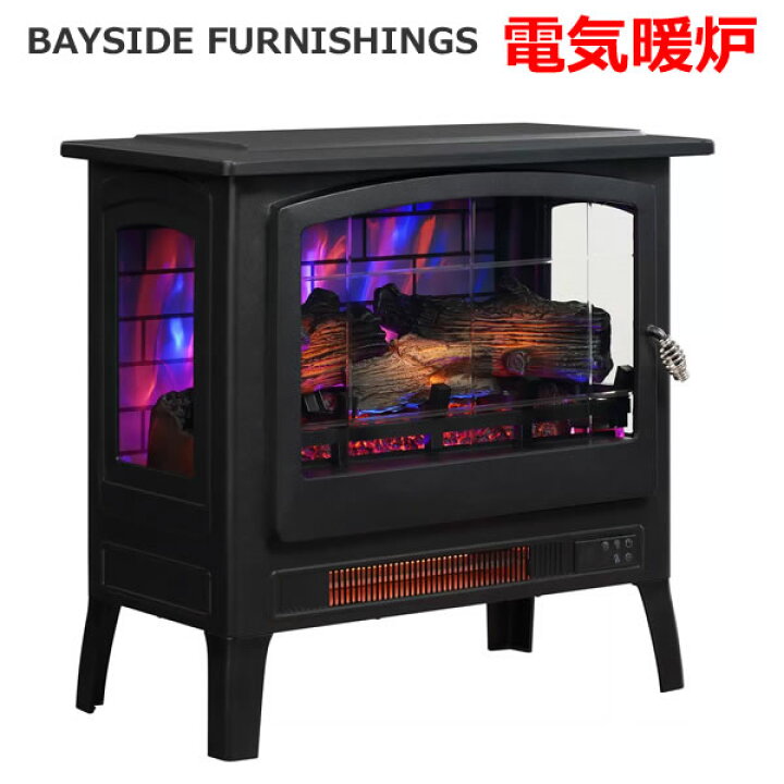 楽天市場】【送料無料・直送品】BAYSIDE FURNISHINGS 電気暖炉 暖房 