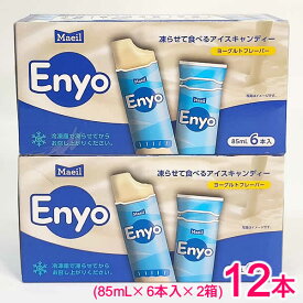 【送料無料】Maeil Enyo 凍らせて食べるアイスキャンディー ヨーグルトフレーバー 12本 85mL×6本×2 フローズンヨーグルト デザート おやつ スイーツ 個包装 メイル エンヨー ※賞味期限2026年7月3日