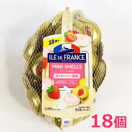 【送料無料】ILE DE FRANCE ミニシェル 18個 ストロベリー風味 シェル・イン 360g 冷蔵 チーズデザート …