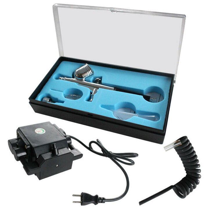 2026年1月更新！プラモデル、ガンプラの塗装におすすめのエアブラシ4選+α｜PLABANDAI 自動エアブラシキットエアブラシコンプレッサースプレーポンプデュアルアクションハンドヘルドエアブラシ銃メイクタトゥー塗装コンポーネント