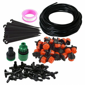 ガーデン シャワー 散水 ホース 15m ノズル 25ヶ 花壇 水まき 自動散水 対応 延長可能 芝生 熱中症対策 屋外 水やり