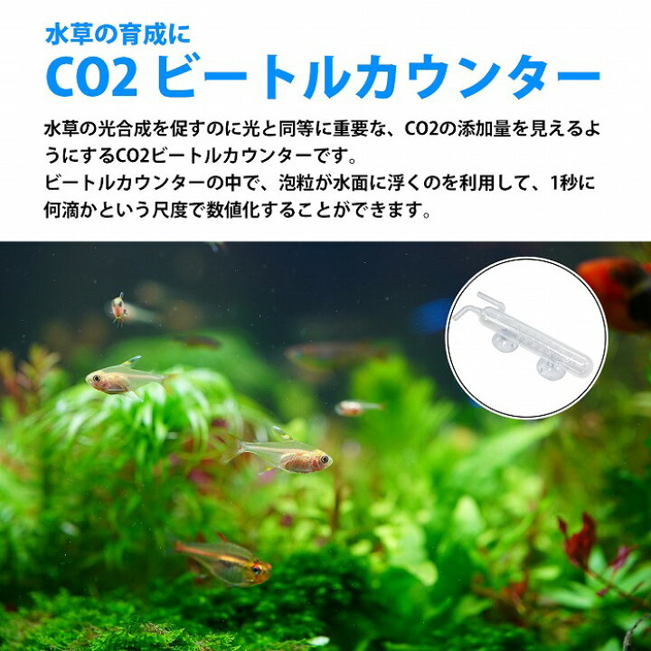 かわいい新作 ガラス製 Co2 スパイラル バブル カウンター ビートルカウンター 水槽 水草 螺旋 添加 高透明度ガラス クリアガラス キスゴム 吸盤 Shipsctc Org