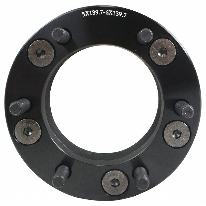 楽天市場】4枚セット 変換 スペーサー 5穴 → 6穴 厚さ 50mm PCD 139.7 