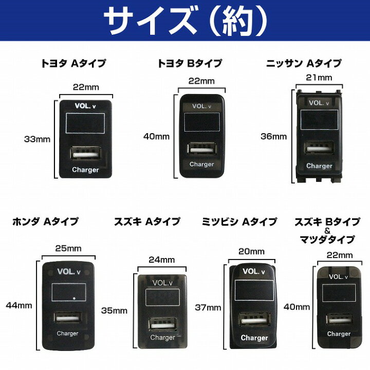 楽天市場 ホンダaタイプ オデッセイ Rb3 Rb4 H 11 H25 11 Led発光 ブルー 電圧計表示 Usbポート 充電 12v 2 1a 増設 パネル Usbスイッチホールカバー Wide Range