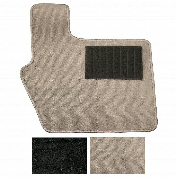 楽天市場 汎用 トラック 4t 大型車用 フロアマット 運転席用 全2色 絨毯 ヒールパッド付き 3フォワード スーパーグレート ファイター など Wide Range