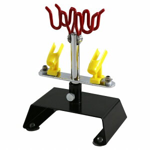 エアブラシスタンド 4本掛け 角度調整 360度回転 エアブラシ ハンガー ホルダー 卓上 フィギュア ネイル プラモデル 効率UP