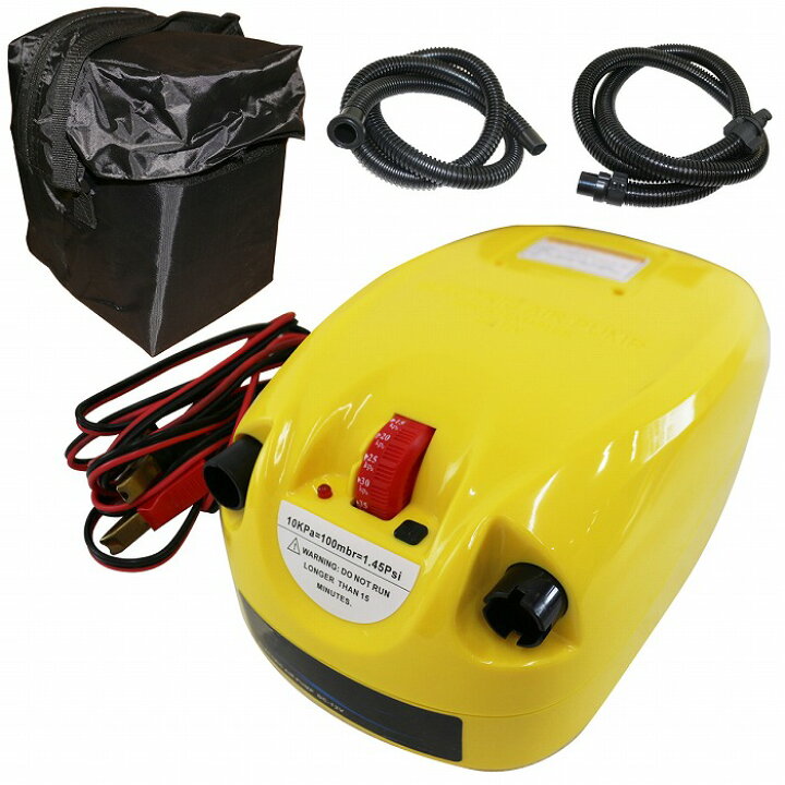 楽天市場】ゴムボート/インフレータブルボート専用 12v 高圧ポンプ 