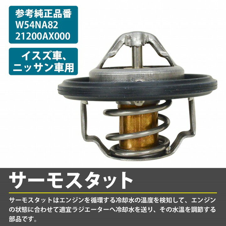 楽天市場 サーモスタット ニッサン キューブ Gz11 Z11 Z12 サーモスタッド 210 Ax000 W54na 210ax000 W54na Wide Range