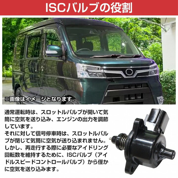 楽天市場】[AZワゴン MJ23S MJ21S K6A NA車]ISCバルブ アイドル 