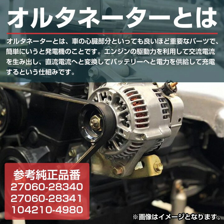 楽天市場】ACR50W ACR55W エスティマ 50 55 系 ダイナモ 新品  