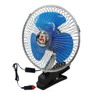 レトロ 12V/24V 7インチ/9インチ 扇風機 クリップ式 首振り 角度調整 シガーソケット 大型 小型 トラック…