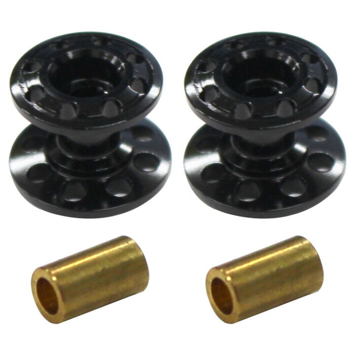 楽天市場】ミニ四駆用 2個セット 軽量 2段アルミローラー 13-12mm 部品 