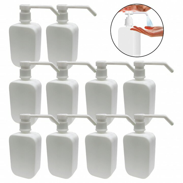 楽天市場】500ml 霧噴射式 アルコール ディスペンサー/10個セット 