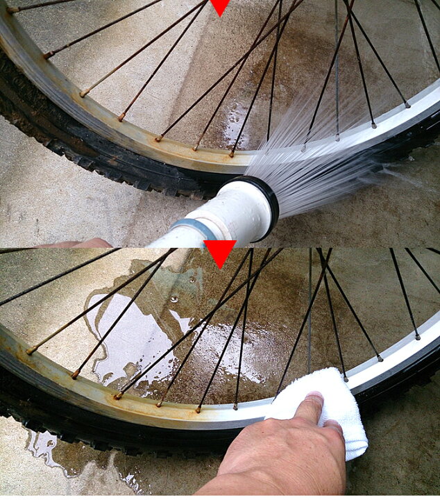 自転車 錆とりと錆び防止