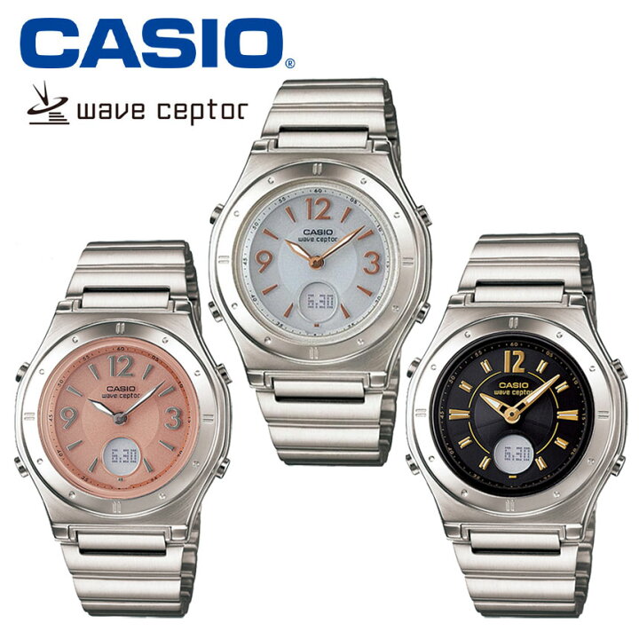 在庫あり CASIO 電波ソーラー ウェーブセプター レディース 腕時計 kids-nurie.com