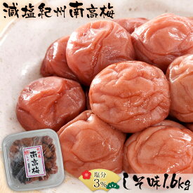 【送料無料】梅干し 減塩 塩分3％ 紀州南高梅 しそ味 1.6kg 減塩梅干し 和歌山 国産 日本製 梅干し 訳あり つぶれ梅 くずれ梅 しそ漬 うめぼし 紫蘇 しそ梅干し ダイエット 焼き梅干し 塩分控え目 めしとも ごはんのおとも しそ梅 塩分少なめ