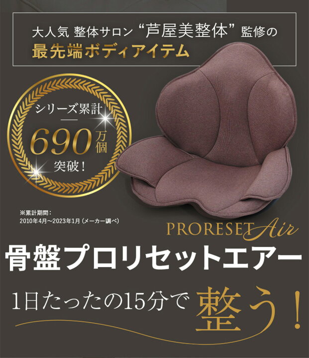 楽天市場】【送料無料 ポイント10倍】芦屋美整体 骨盤プロリセット 