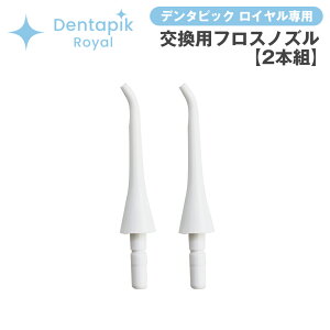 デンタピック ロイヤル 専用 交換用 フロスノズル【2本組】ノズル デンタピックロイヤル専用 交換用 フロスノズル 2本セット 口腔洗浄器 WSDR001 専用 交換用フロスノズル 電動歯ブラシ 口腔