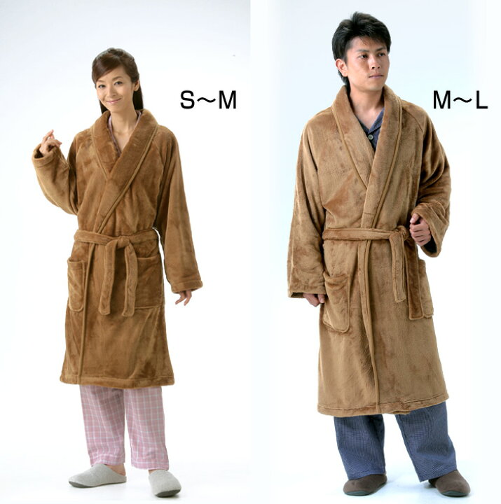 フリースガウン バスローブ まとめ買い セミロング ナイトガウン メンズ ルームウェア レディース 男女兼用 着る毛布 軽くて暖かい 驚きの値段 セミロング