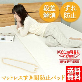 【送料無料】マットレスすき間防止パッド スキマフラット ベッド すきまパッド 隙間パッド 幅30cm マットレスバンド すきま防止 すきまスペーサー マットレス固定 連結 寝具 ズレ防止 赤ちゃん 子供 川の字 添い寝 ペット 連結 ベルト バンド 2台用 ベッド隙間 防止【RSL】