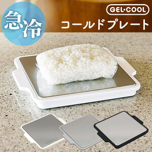 【送料無料】GEL-COOL ジェルクール 急冷コールドプレート あら熱とり 粗熱取り 保冷剤プレート ステンレス 2way 三好製作所 RAPID COOLING PLATE 保冷 お弁当 離乳食 ご飯 冷却 プレート 料理 お菓子