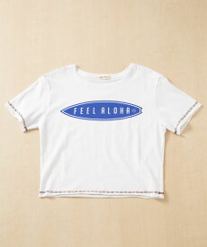 【公式】【送料無料】【LADIES】【セリーヌ・ファラク着用】サーブボード柄FEEL ALOHA ボクシーTシャツ Lilly＆Emma リリー＆エマ リリエマ リリーアンドエマ ハワイ アロハ