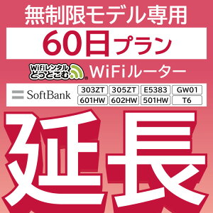 【延長専用】 E5383 303ZT 305ZT 501HW 601HW 602HW T6 GW01 無制限 wifi レンタル 延長 専用 60日 ポケットwifi Pocket WiFi レンタルwifi ルーター wi-fi 中継器 wifiレンタル ポケットWiFi ポケットWi-Fi